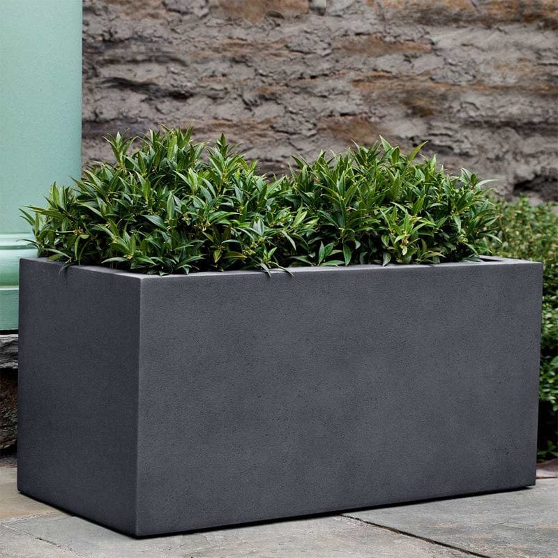 Sandal Planter 361818 Charcoal Premium Lite - Outdoor Art Pros