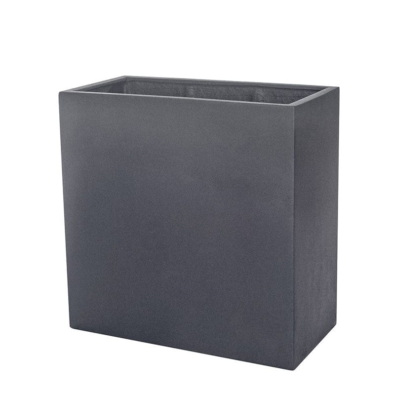 Sandal Planter 361836 in Charcoal Premium Lite - Outdoor Art Pros