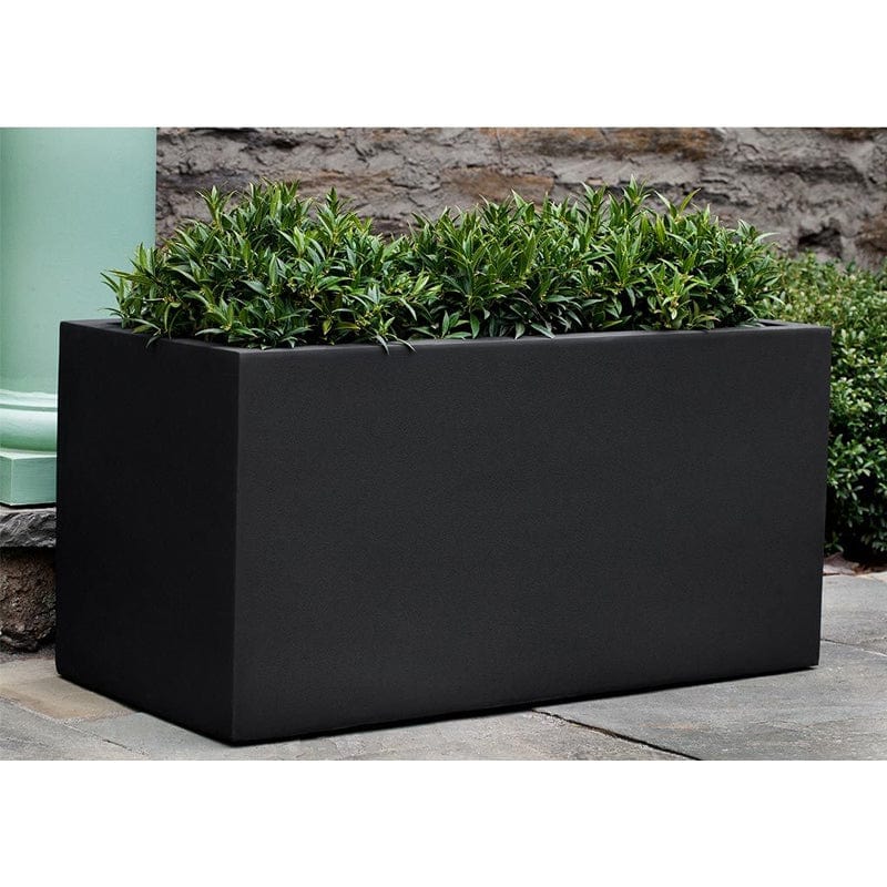 Sandal Planter 592424 Onyx Black Lite - Outdoor Art Pros