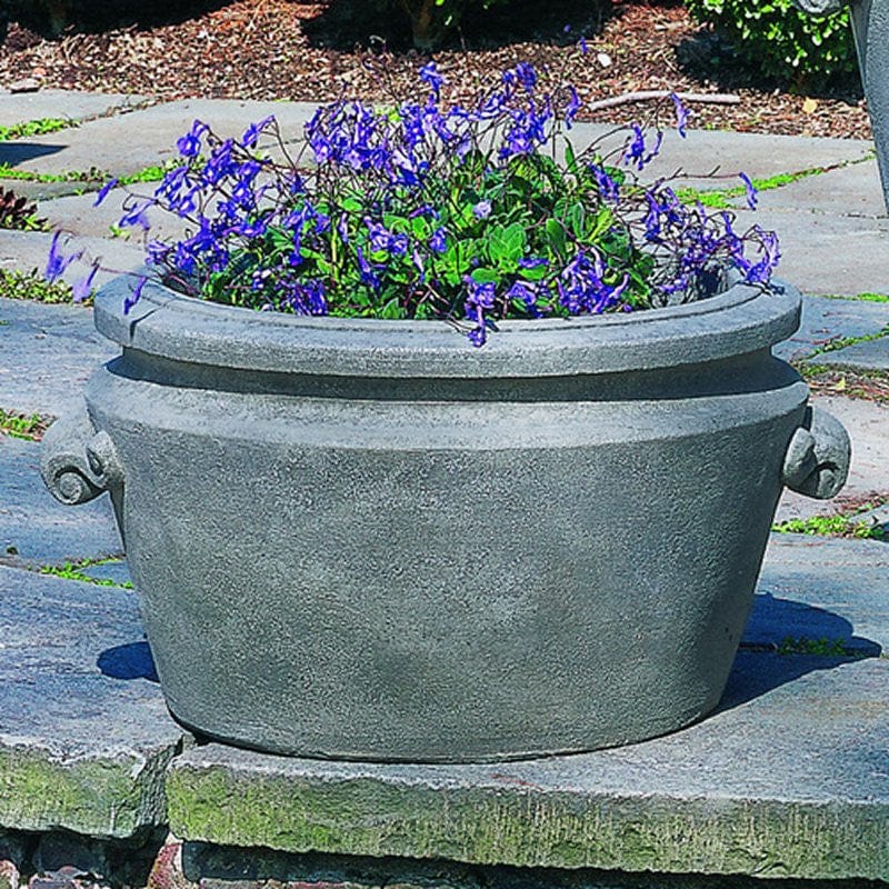 Scroll Handle Tub Planter - Outdoor Art Pros