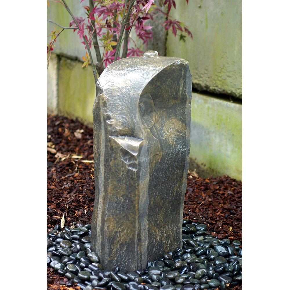 Silver Falls Outdoor Fountain Rock - Outdoor Art Pros