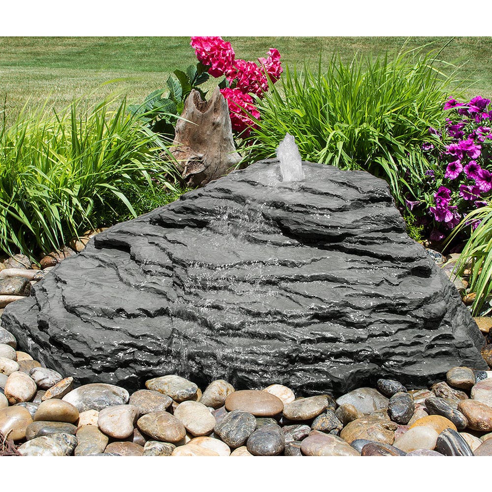 Slate River Falls Stone Fountain - Outdoor Art Pros