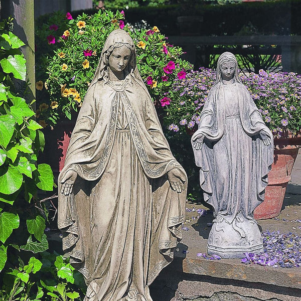 Small Madonna Garden Statue - Outdoor Art Pros