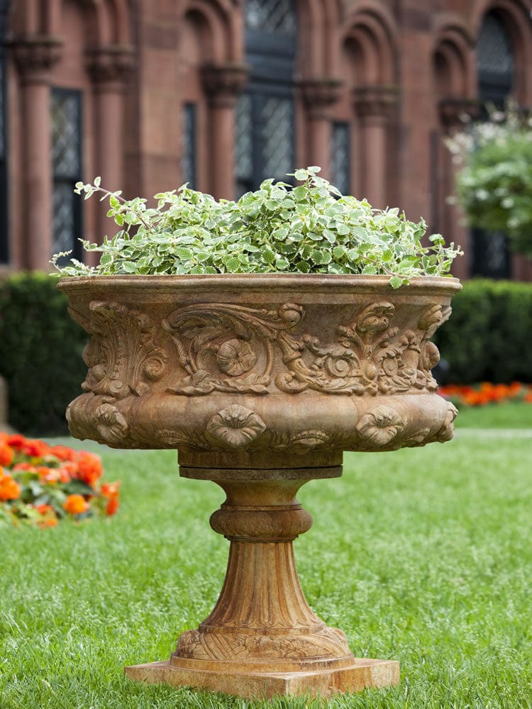 Smithsonian Morning Glory Urn Garden Planter - Outdoor Art Pros