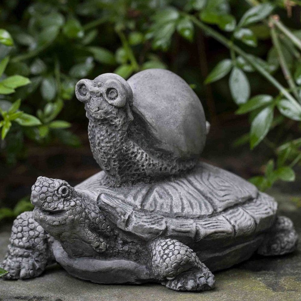 Snail Express Cast Stone Garden Statue - Outdoor Art Pros