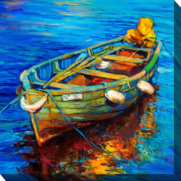 Spiros Skiff Outdoor Canvas Art - Outdoor Art Pros