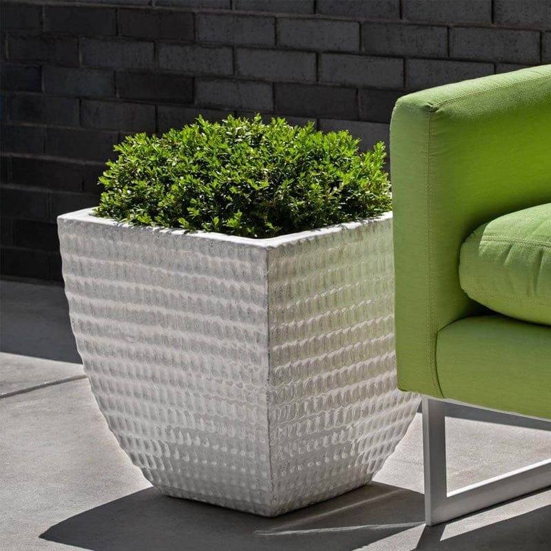 Square Dimple Planter Nested Set of 3 | Glazed Collection