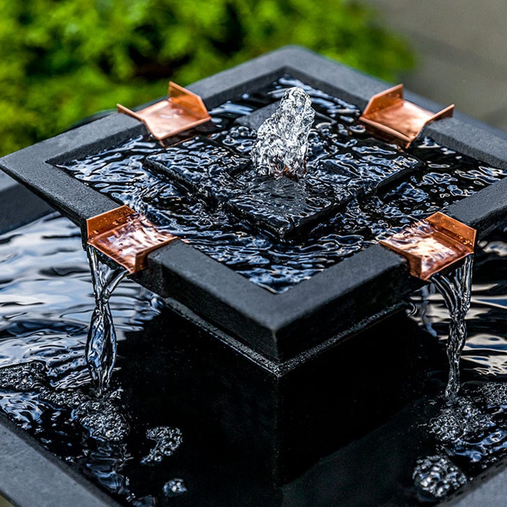 Square One Fountain - Outdoor Fountain Pros