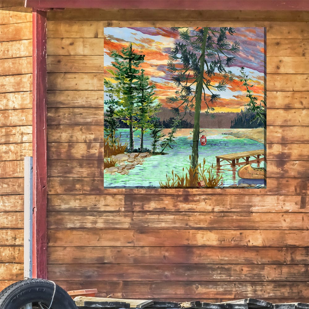 Summer Camp Outdoor Canvas Art - Outdoor Art Pros