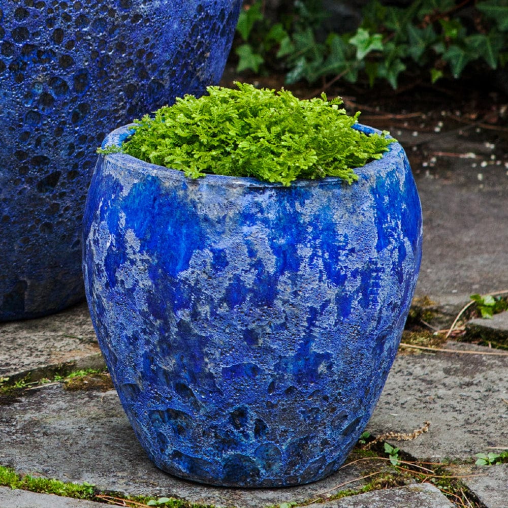 Symi Planter Set of 3 in Angkor Blue - Outdoor Art Pros