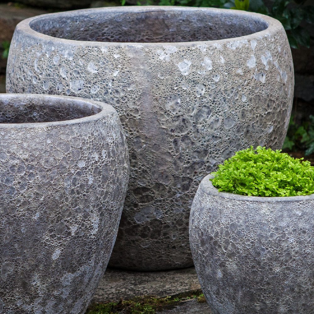 Symi Planter Set of 3 in Angkor Grey - Outdoor Art Pros