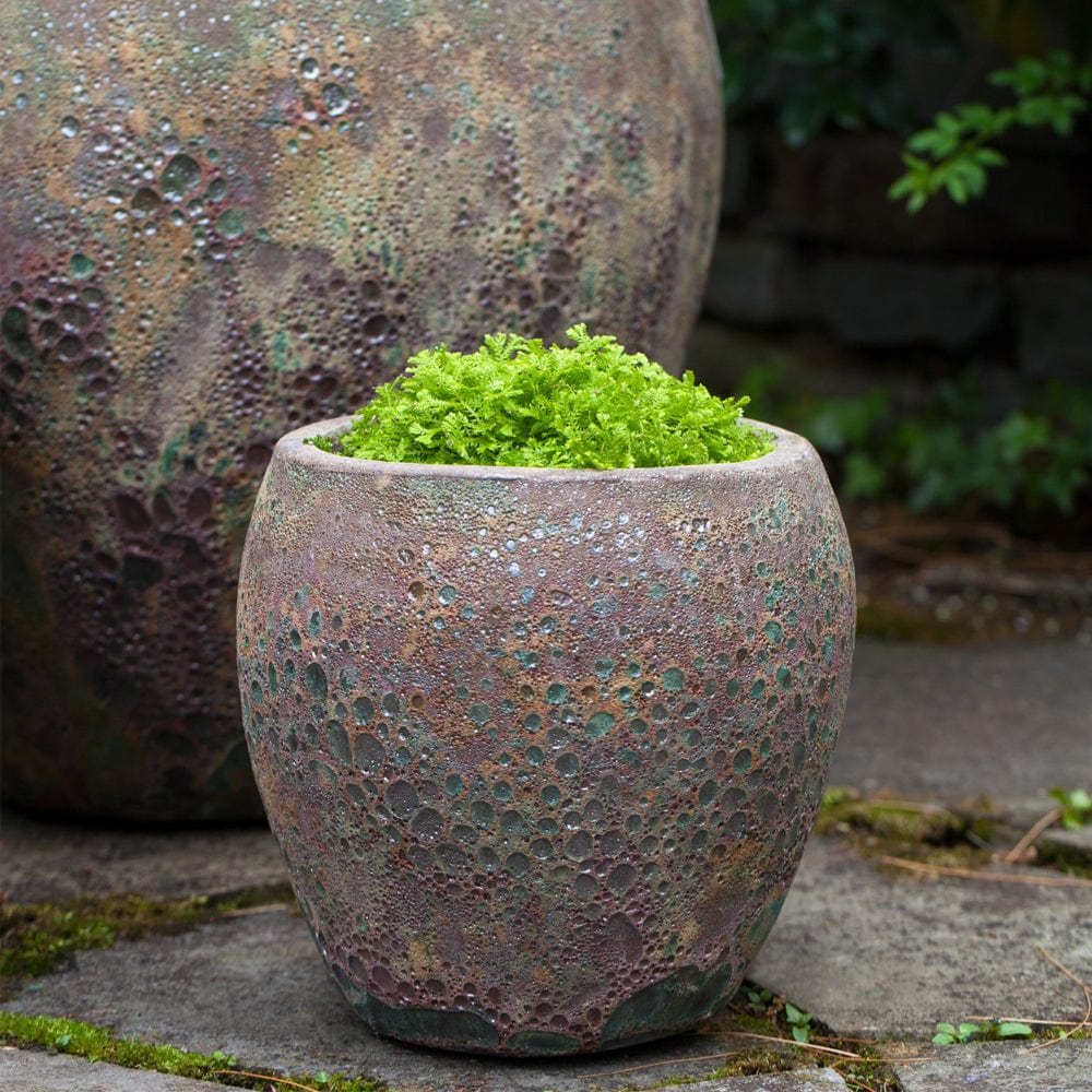 Symi Planter Set of 3 in Angkor Green Mist - Outdoor Art Pros
