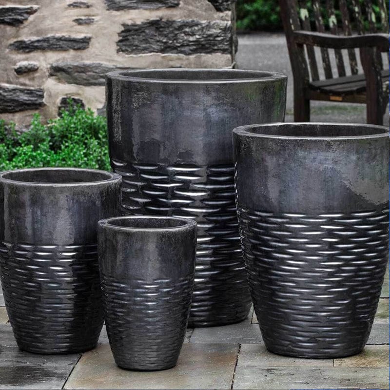 Tall Hyphen Planter Nested Set of 4 | Glazed Collection