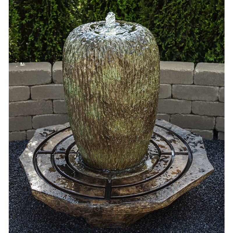 Tall Organic Bowl Fountain - Outdoor Art Pros