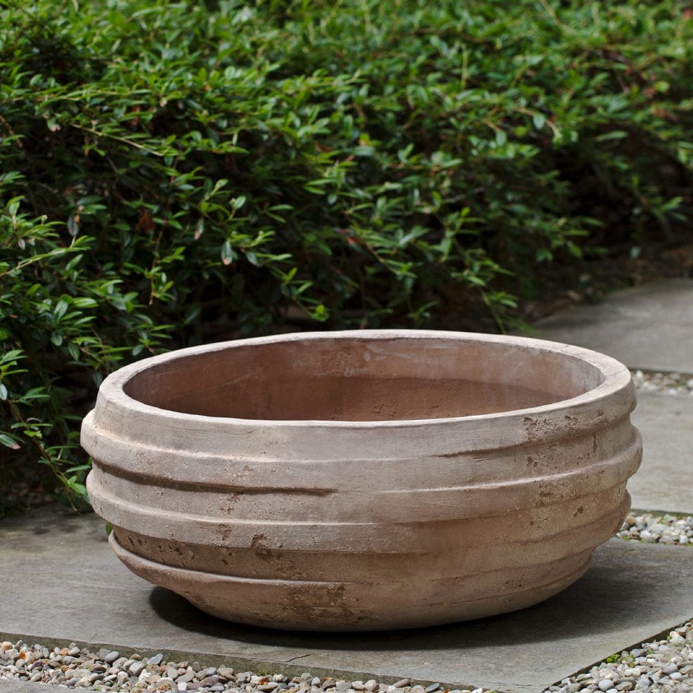 Tela Bowl - Set of 3 in Antico Terra Cotta - Outdoor Art Pros