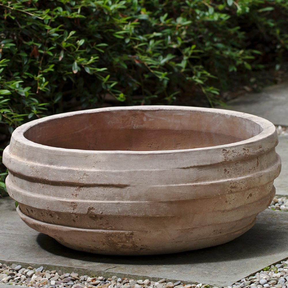 Tela Bowl - Set of 3 in Antico Terra Cotta - Outdoor Art Pros