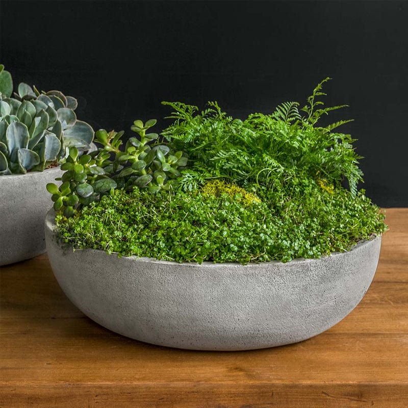 Terrace Bowl | Cast Stone Planter - Medium