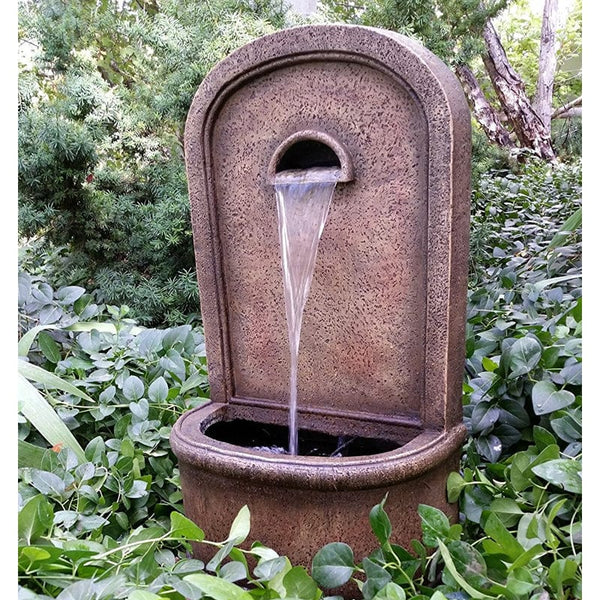The Chateau 30" Wall/Floor Fountain - Outdoor Art Pros