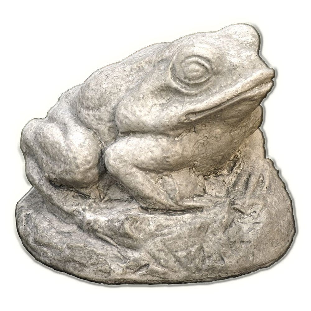 Tiny Frog Cast Stone Garden Statue - Outdoor Art Pros