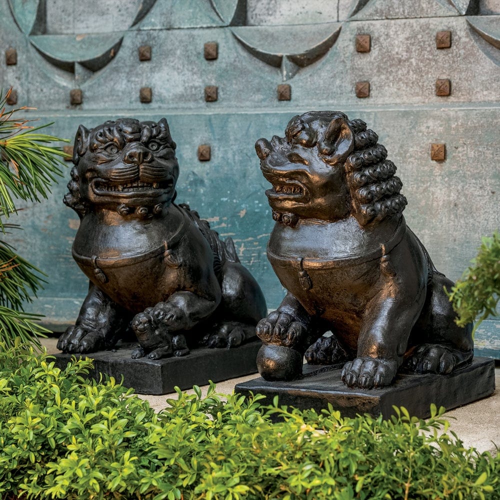 Traditional Foo Dog, Male - Outdoor Art Pros