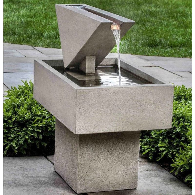 Triad Modern Water Fountain -Outdoor Art Pros