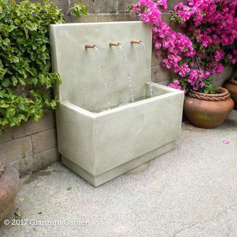 Tribus Wall Outdoor Water Fountain - Outdoor Art Pros