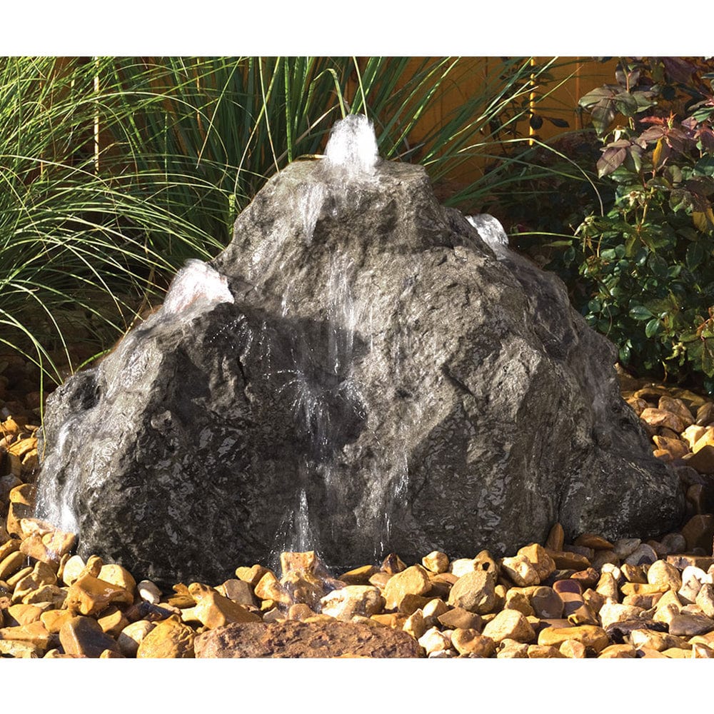 Triple Cascade Stone Outdoor Fountain - Outdoor Art Pros