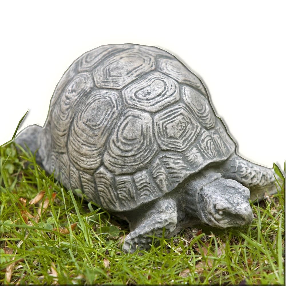 Turtle Small Cast Stone Garden Statue - Outdoor Art Pros