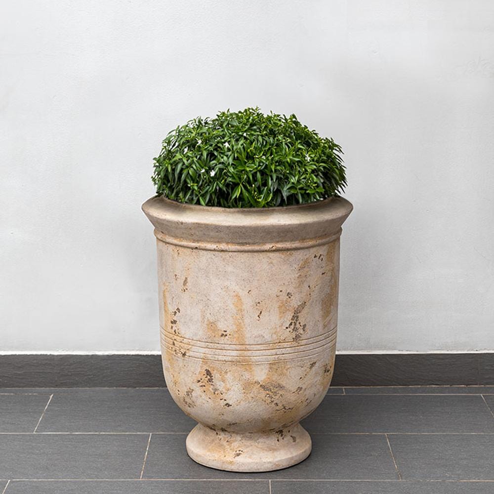 Vaucluse Urn Planter in Antico Terra Cotta - Outdoor Art Pros