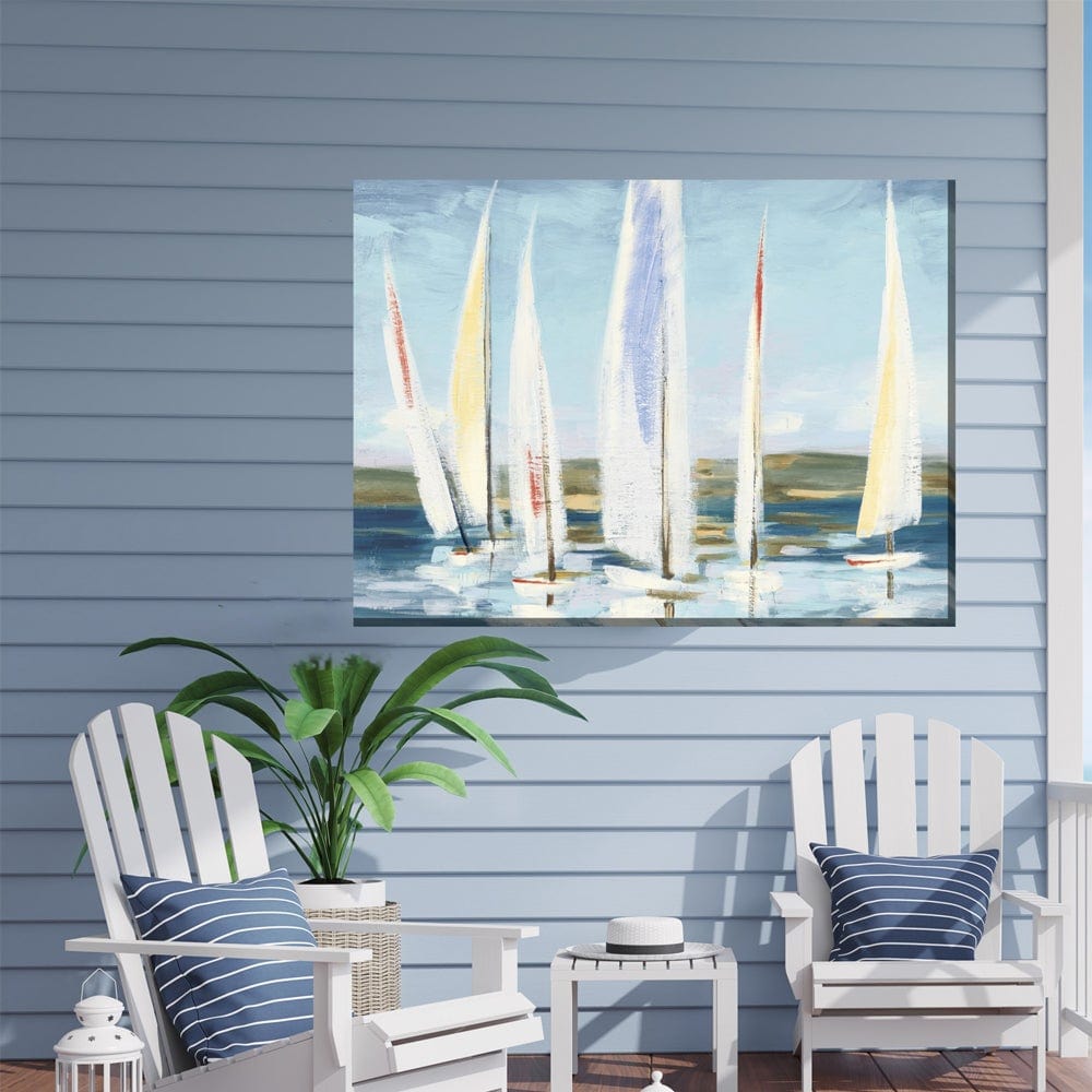 Wind in the Sails Outdoor Canvas Art - Outdoor Art Pros