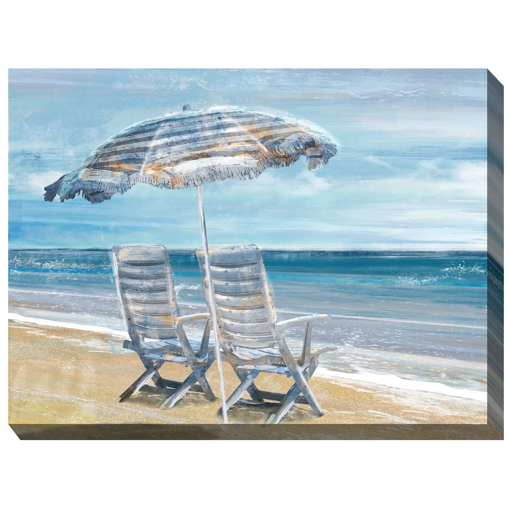 Waters Edge Outdoor Canvas Art - Outdoor Art Pros