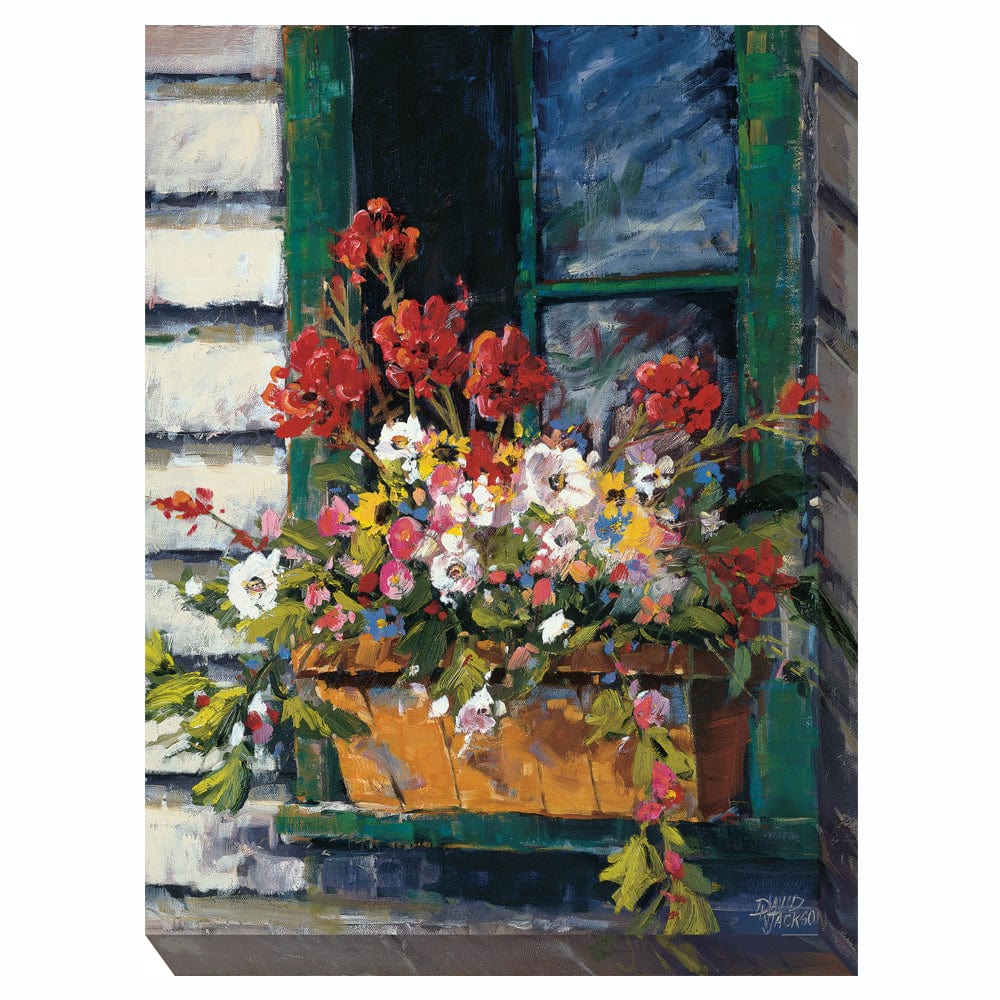 Window of Color Outdoor Canvas Art - Outdoor Art Pros