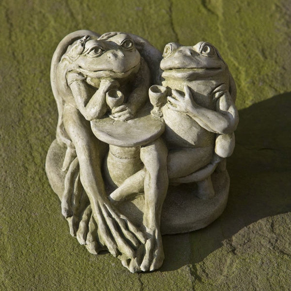 Wine Time Cast Stone Garden Statue - Outdoor Art Pros