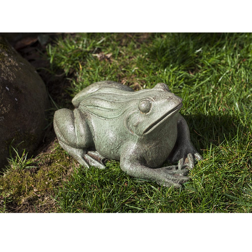 Woodland Frog Cast Stone Garden Statue - Outdoor Art Pros