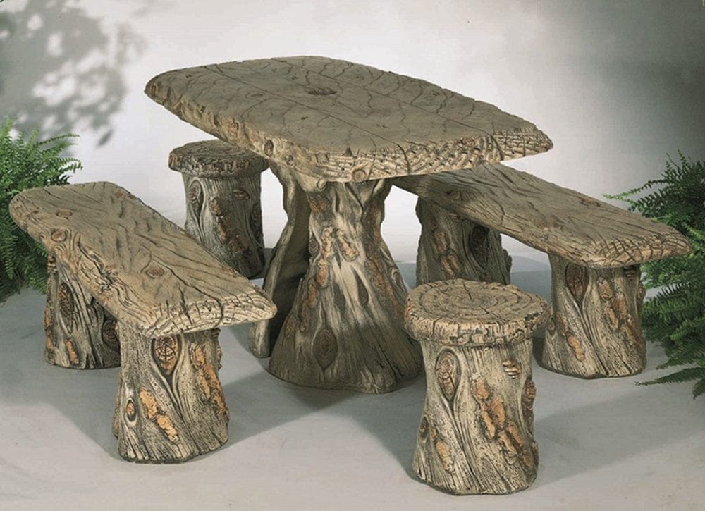 Woodland Table Set - Outdoor Art Pros