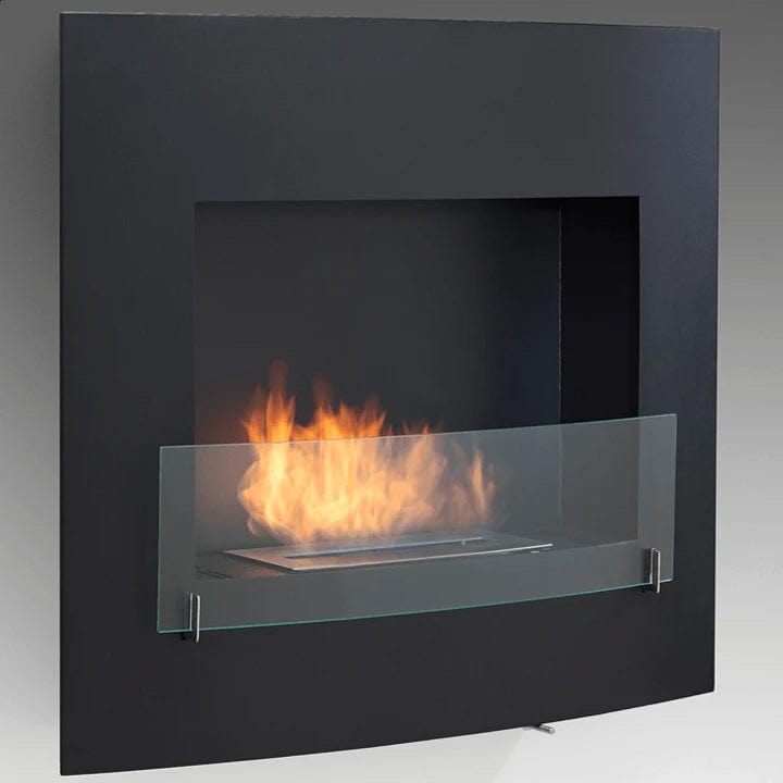 Eco-Feu Wynn Biofuel Fireplace in Matte Black - Outdoor Art Pros