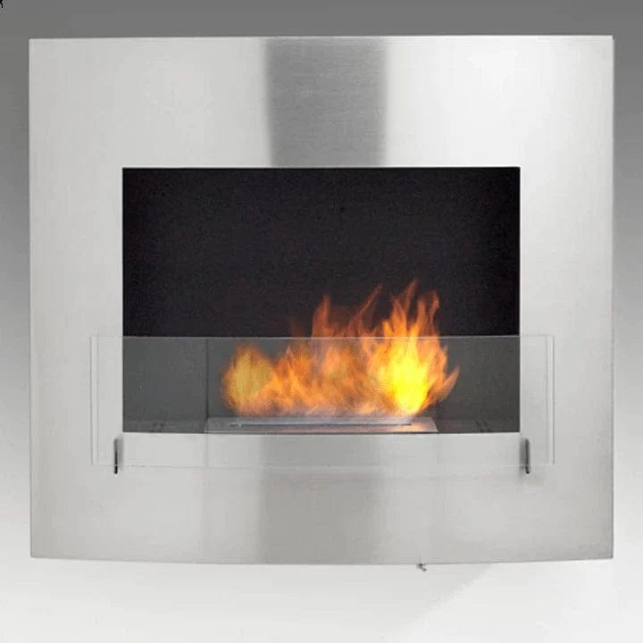 Eco-Feu Wynn Biofuel Fireplace - Stainless Steel - Outdoor Art Pros