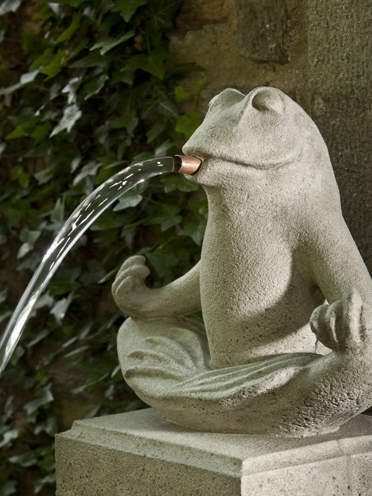 Zen Plinth Garden Water Fountain - Outdoor Art Pros