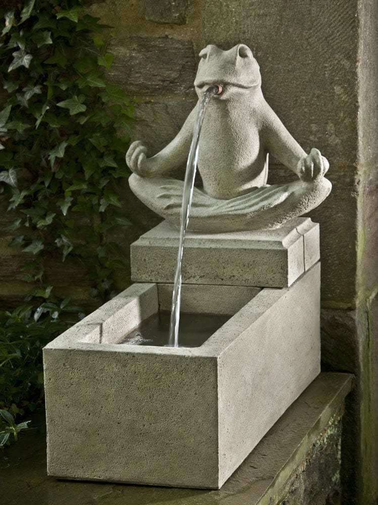 Zen Plinth Garden Water Fountain - Outdoor Art Pros