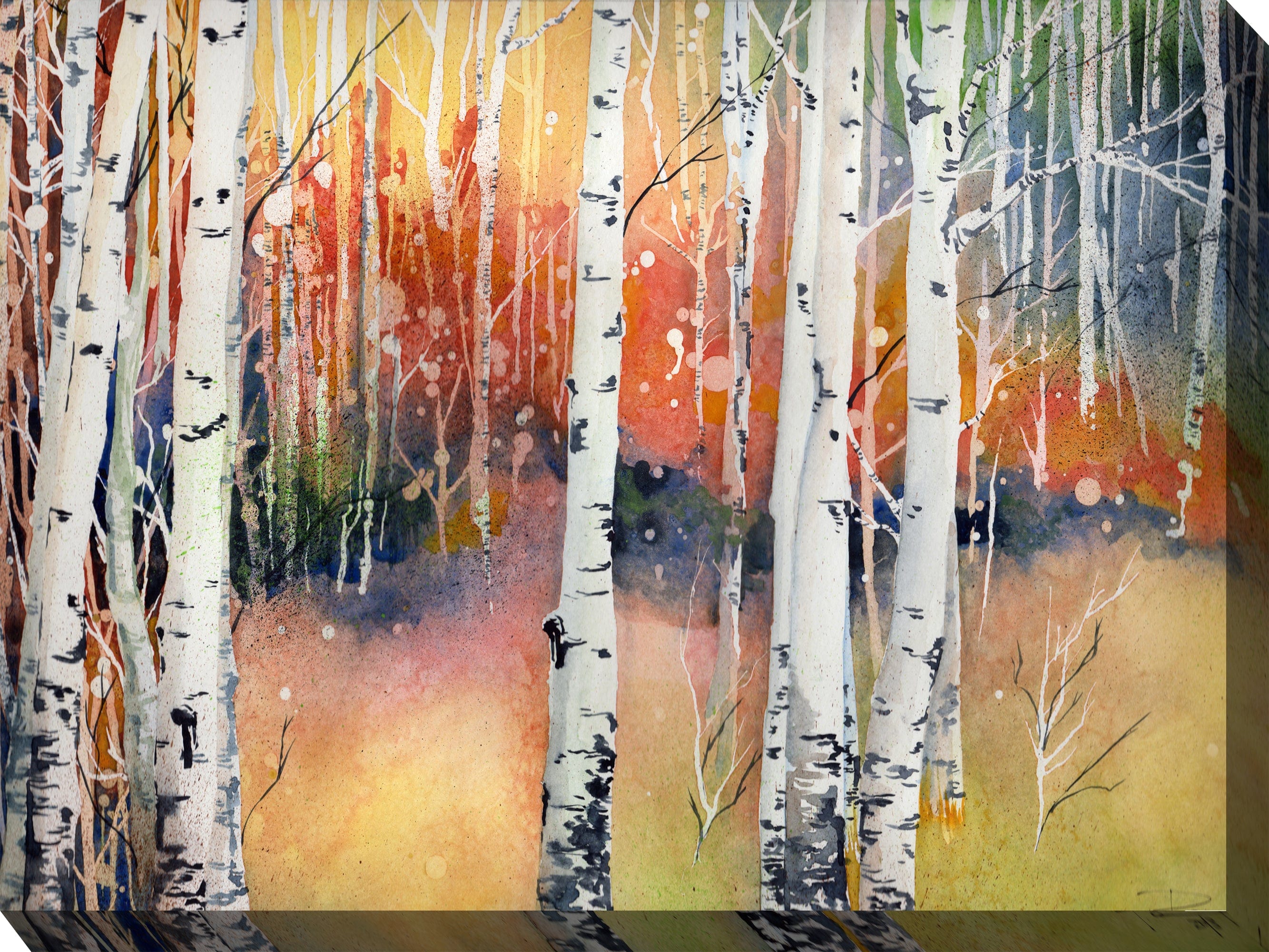 Colorado Aspens Outdoor Canvass Art -  Outdoor Art Pros