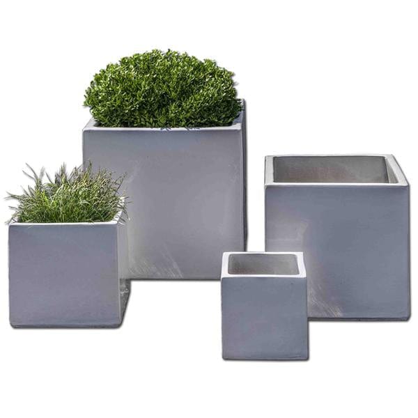 Hancock Planter Set of 4 in White - Outdoor Art Pros
