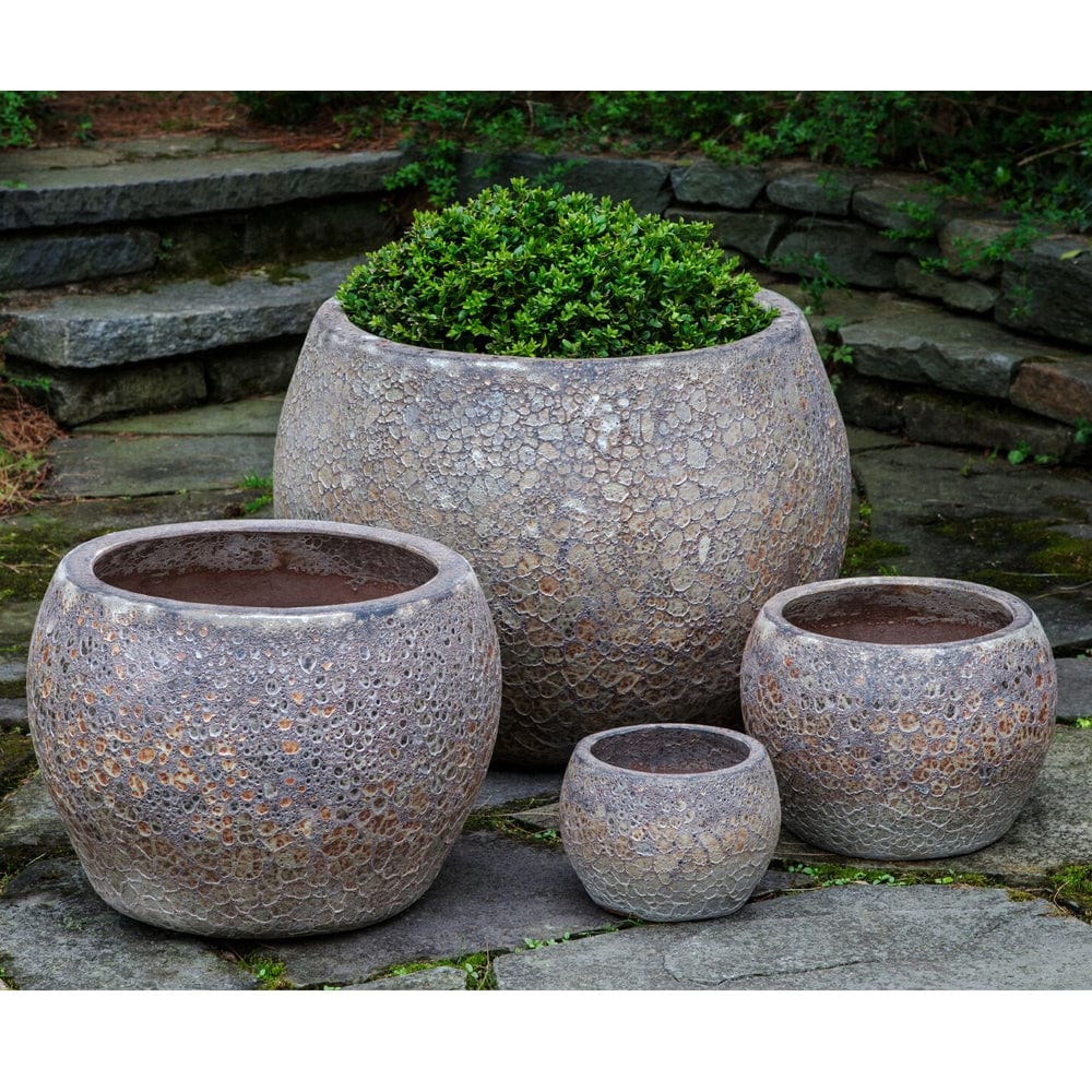 Naxos Planter - Set of 4 in Angkor - Outdoor Art Pros