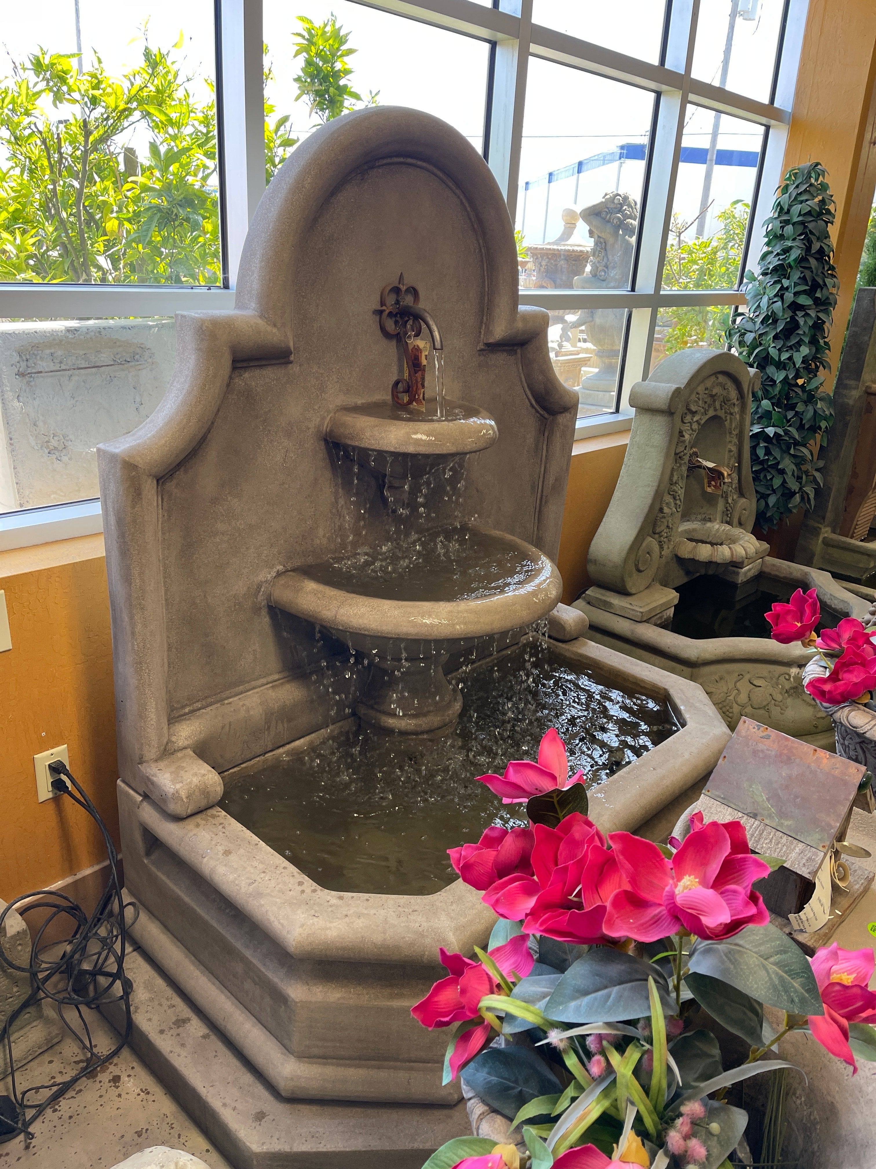 Grand Venasque Wall Fountain - Outdoor Art Pros